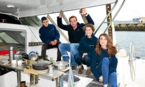 Foto del grupo que se embarcará "Nomade des mers" ©Le Télégramme Bretagne